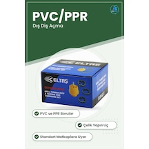 Matkap Ucu Plastik Boru Dış Diş Açma Pvc Ppr Tesisat Hassas Kesim