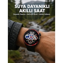 Amoled Ekranlı Akıllı Saat Bluetooth Arama Ve Nfc Destekli Yeni Nesil - Lisinya