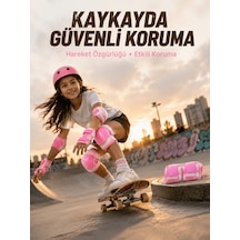 Mrcelikpazar Pembe Çocuk Koruyucu Dizlik Dirseklik Ve El Bilek Koruyucu Diğer