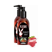 Çilek Aromalı Vücut Masaj Yağı 120ml Strawberry Flavored Massage Oil 2 Adet