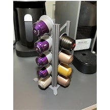 Nespresso Ve Starbucks Uyumlu Kapsül Kahve Standı Gri