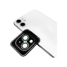 Noktaks - İphone Uyumlu İphone 12 - Kamera Lens Koruyucu Safir Parmak İzi Bırakmayan Anti-reflective Cl-11 - Açık Yeşil