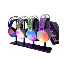 Rgb - 492 - Işıklı Yüksek Ses Kaliteli Kablosuz Kulak Üstü - Csmo-tex - Bluetooth Kulaklık