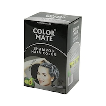 Color Mate 10pcs Siyah Saç Boyama Şampuanı Go53/02206