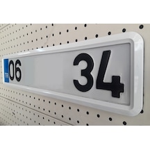 Beyaz Plakalık 2 Adet Beyaz Plaka Çerçevesi 298803452