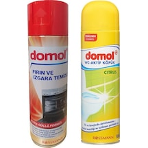 Domol Fırın Temizleme Ve Tuvalet Temizleme Köpüğü 1+1 Set