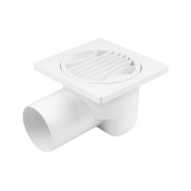 Yandan Çıkış Pvc Yer Süzgeci 15x15 Cm 50 Mm 1 Adet Diğer