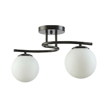 Luna Model Kapalı Glop Camlı Modern Plafonyer Avize Y