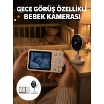 Gece Görüşlü Kablosuz Bebek Monitörü Ağlama Ve Hareket Algılama Yeni Nesil Mh-hs8876-6878 Diğer