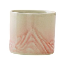 Dolıty Porselen Çay Kupası Boyalı Yaprak Ev Kırmızı Kırmızı