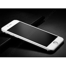 Apple Iphone 6/6s Beyaz Tam Kaplayan 5d Mat Nano Kırılmaz Cam