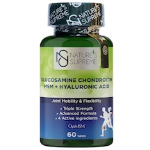 Natures Supreme Glucosamine Chondroitin Msm Hyaluronic Acid 60