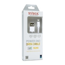 Syrox 1A Apple iPhone Uyumlu Data Kablosu Syrox SYX-C02