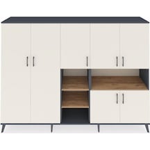 Hyperion Dolap 13 Raflı 7 Kapaklı 220x44x163 Antrasit-aytaşı/çam Aytası/atlas Çam - Antrasıt Hyperion Dolap 13 Raflı 7 Kapaklı 220x44x163 Antrasit-aytaşı/çam Aytası/atlas Çam - Antrasıt