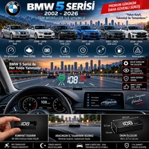 Bmw 5 Serisi 2002-2026 Modeller İçin Head Up Display Hayalet Gösterge Ekranı Ön Cam Hız Göstergesi