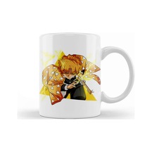 Demon Slayer Thunder Breath Zenitsu Kupa Bardak Porselen Karışık