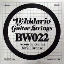 D'addario Bw022 Akustik Gitar Tek Tel G-sol - 80/20 Bronze