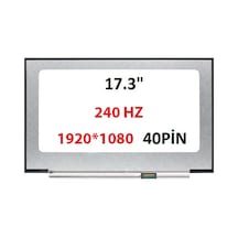 17.3 Slim 40 Pin Narrow Kısa Ips 1920x1080 240hz Endar Soket Notebook Ekran