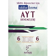 Kıda Karekök Yayınları Ayt Iddialısına Sözel Deneme 2.oturum