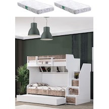 Ranza, Cesur Yavrulu Ranza - Ceviz 2 Adet Comfort Yatak 90 X 190 CM
