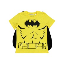 Batman Erkek Çocuk Pelerinli Tişört 6-9 Yaş Sarı 18C666121Y32