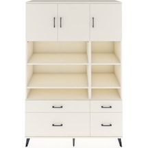 Hyperion Dolap 10 Raflı 4 Çekmeceli 3 Kapaklı 132x44x195 Aytaşı-aytaşı/aytaşı Aytası/aytası