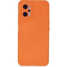 Ilkeshop Newface Realme 9i 4g Kılıf Nano İçi Kadife Silikon - Turuncu