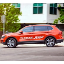 Volkswagen Tiguan Yan Kapı Sticker Etiket Modeli