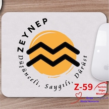 Kişiye Özel Burç Temalı Mousepad, Burçlara Özel Tasarım Serisi Z2 Serisi