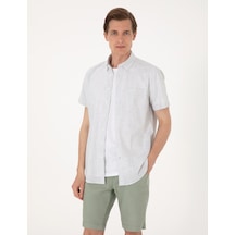 Pierre Cardin Erkek Haki Gömlek Kısa Kollu 50301548-vr027 Haki