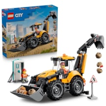 LEGO® City Sarı Kazıcı Yükleyici 60480 - 7 Yaş ve Üzeri Çocuklar için 2 Minifigür İçeren Yaratıcı Oyuncak Yapım Seti (301 Parça)