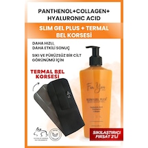 Sıkılaştırıcı, Bölgesel İncelme, Selülit Ve Çatlak Karşıtı, Slim Jel Plus& Termal Bel Korsesi
