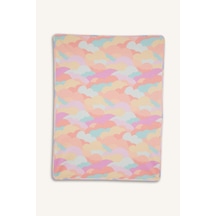 Defacto Kız Bebek Desenli İçi Polarlı Battaniye F5649a5nspr194 Mor