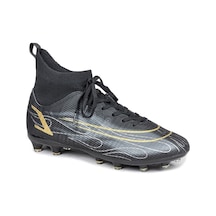 Jump 29676 Çocuk Çoraplı Çim Saha Kramponu Siyah Beyaz - Siyah Jump 29676 Çocuk Çoraplı Çim Saha Kramponu Siyah Beyaz - Siyah