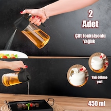 Porsima Alk-3159 2 Li Çok Amaçlı Cam Sprey Şişe Yağlık Yağdanlık