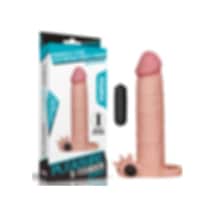 Hızlı Express Lovetoy X-Tender 8 CM Dolgulu Titreşimli Realistik Penis Kılıfı Halka 20 CM