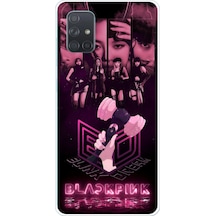 Samsung Galaxy A71 Uyumlu Blackpink Poster Baskılı Silikon Kılıf Renkli