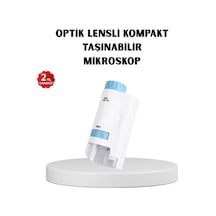 Led Işıklı Mikroskop 80x 200x Zoom Eğitici Bilim Seti Ve Taşınabilir