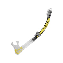 Cressi Alpha Ultra Dry Şnorkel Clear-black-yellow Çok Renkli