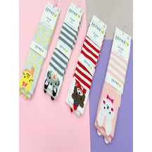 Kıpırık Baby 1 Adet Kız Çocuk Anımal Desenli Gri Dizaltı Çorabı-1061 Gri Kıpırık Baby 1 Adet Kız Çocuk Anımal Desenli Gri Dizaltı Çorabı-1061 Gri