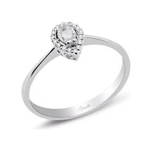 0.15 Ct Damla Pırlantalı Yüzük