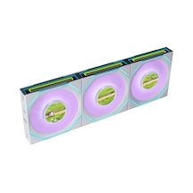 Unı Fan Reverse Sl Inf Lcd Flex 3x120mm Beyaz Kasa Fanı G9f.12rslınd1f3w.00