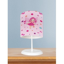 Mekta Home Bebek Ve Çocuk Odası Peri Kız Desenli Abajur