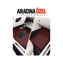 Byd Seal U-dm-i 2024-2026 Uyumlu Eva Oto Paspas Metal Topukluklu Havuzlu 5 Parça Bordo