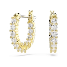 5733398 Swarovski Küpe Matrıx:pe Mn Hoop Whıte/gos Metalik