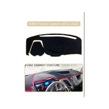 Ford Transit Custom 2012-2020 Torpido Koruma Halısı Bej Kenar