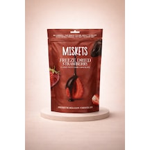 Bitter Çikolata Kaplamalı Çilek 80 Gr X 3 Adet