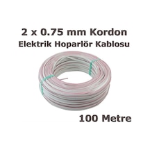 Kuvars-Elektrik Ve Hoparlör Kablosu 100 Metre 2 X 0.75 Elektrik Vkablosu