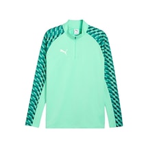 Puma Teamliga26 Training 1/4 Zip Erkek Futbol Antrenman Uzun Kollu Tişört 65972480 Yeşil