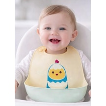 Silikon Bebek Mama Önlüğü Çocuk Mama Önlük Leke Tutmaz Yıkanabilir 814498095